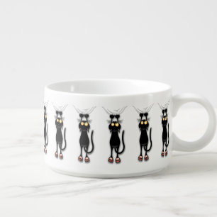 Cat funny Character Scratching Fabric Bowl