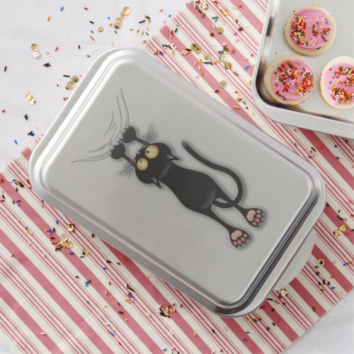 Cat funny Character Scratching Fabric Cake Pan