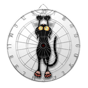Cat funny Character Scratching Fabric Dart Board