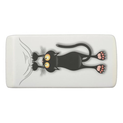 Cat funny Character Scratching Fabric Eraser