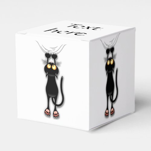 Cat funny Character Scratching Fabric Favor Boxes