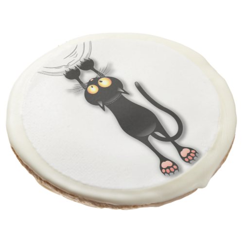 Cat funny Character Scratching Fabric Sugar Cookie