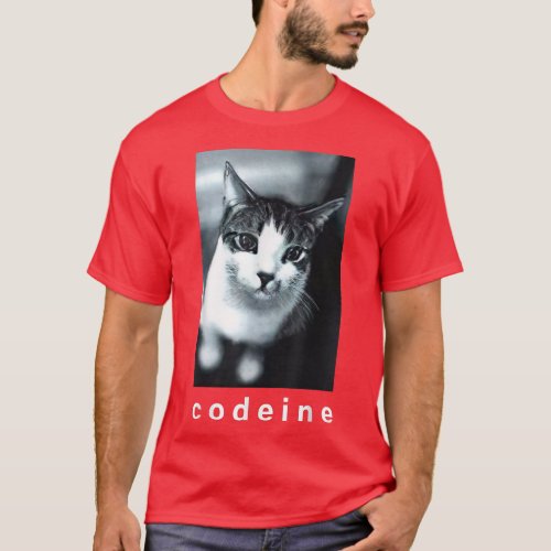Cat Funny Codeine  T_Shirt