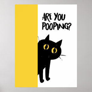 Cat Funny & decorative Poster