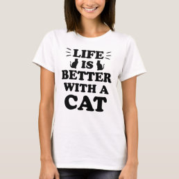 Cat Funny Design Cats Cute Paw Pet Animal Gift T-Shirt