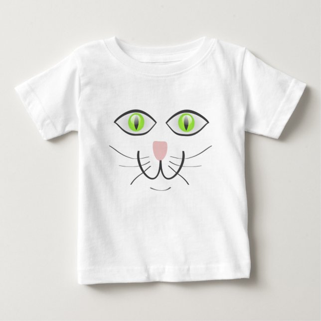 Cat Funny Face Cartoon-29034 Baby T-Shirt (Front)