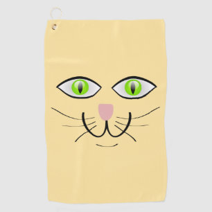 Cat Funny Face Cartoon-29034 Golf Towel
