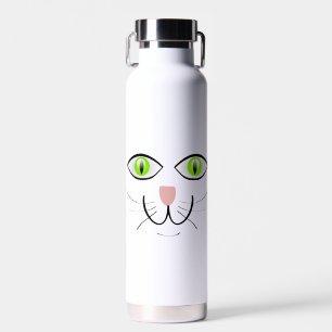 Cat Funny Face Cartoon-29034 Water Bottle