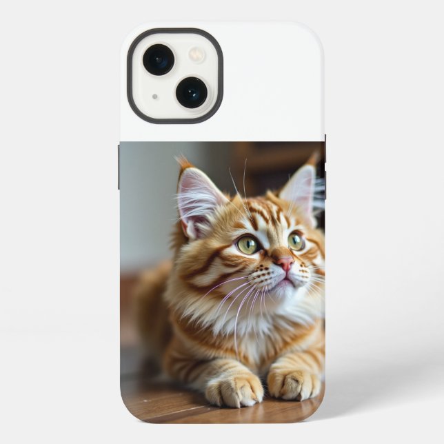 Cat funny  iphone case (Back)