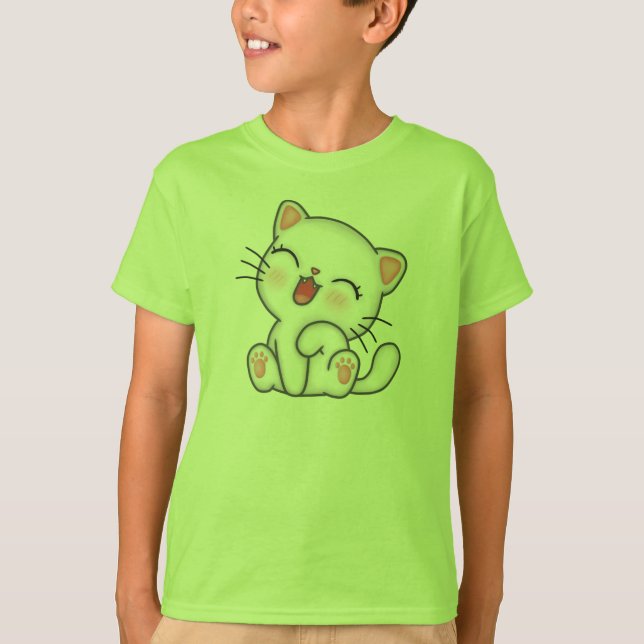 Cat Funny Quotes T-Shirt (Front)