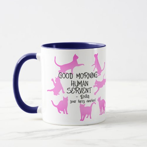 Cat Furry Overlords _ Personalized Cat Mom Mug