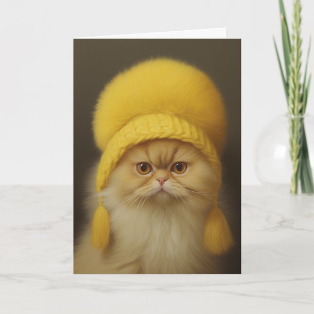 Cat Gallery Cat Greeting Card (Front)
