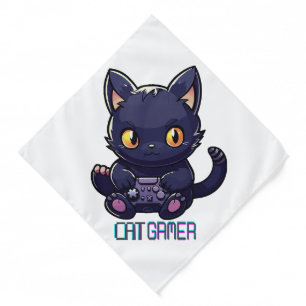 Cat Gamer Bandana