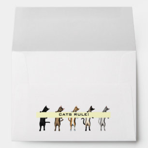 Cat Gang With Banner Envelope