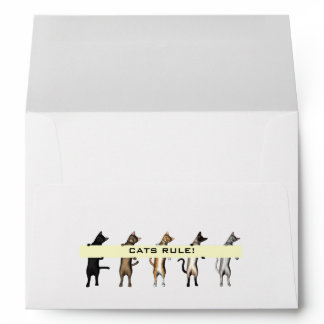 Cat Gang With Banner Envelope