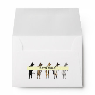 Cat Gang With Banner Envelope