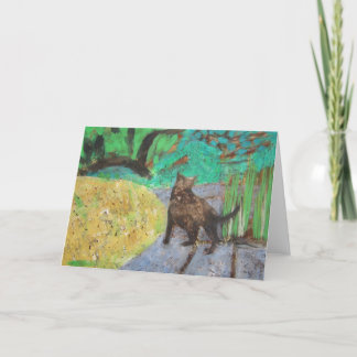 Cat Garden Card