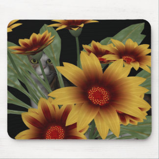Cat garden mousepad