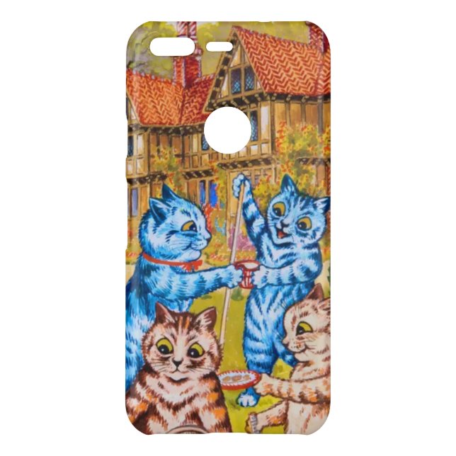 Cat Garden Party Uncommon Google Pixel Case (Back)