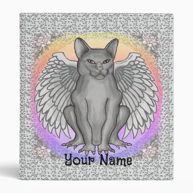 Cat Gargoyle binder (Front)