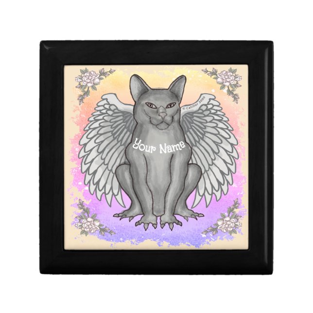 Cat Gargoyle  Gift Box (Front)