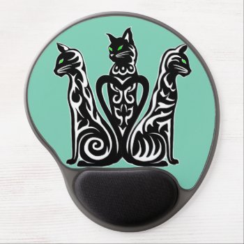 Cat Gel Mouse Pad by FXtions at Zazzle