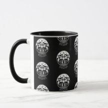 Cat Gemini Zodiac Black Mug