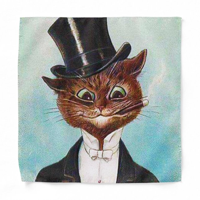 Cat Gentleman, Louis Wain Bandana (Front)