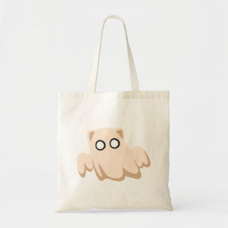 Cat Ghost Costume Halloween Tote Bag