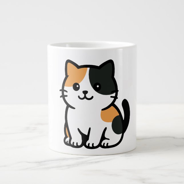 cat giant coffee mug (Front)