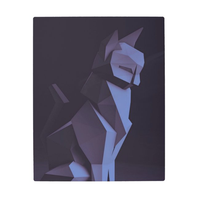 Cat Gift | Cat Lover Gift Metal Print (Front)