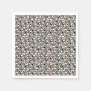 Cat Gift Cute Cat Pattern Childish Napkins
