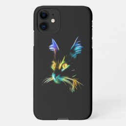 Cat Gift | The Cat Face Colorful Really Nice iPhone 11 Case