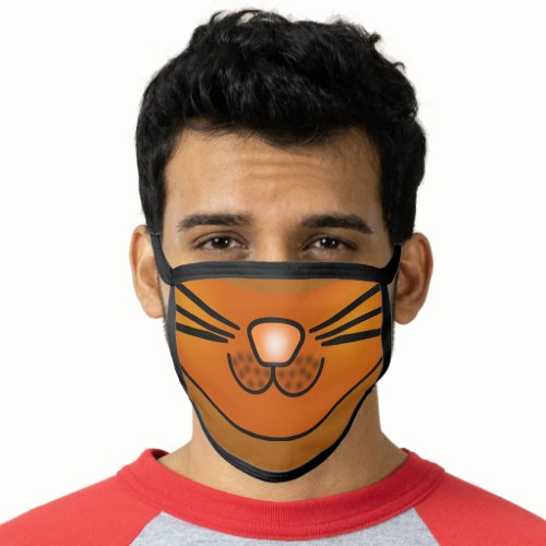 cat ginger All_Over Print Face Mask