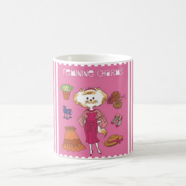 Cat girl coffee mug (Center)