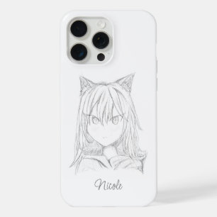 Cat Girl iPhone 15 Pro Max Case