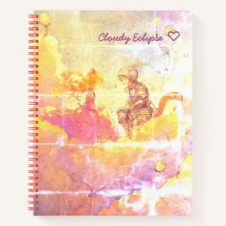 Cat Girl Princess & Cat Knight Boy Spiral Notebook