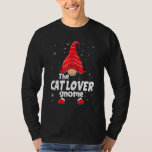 Cat  Gnome Matching Family Group Christmas Party P T-Shirt