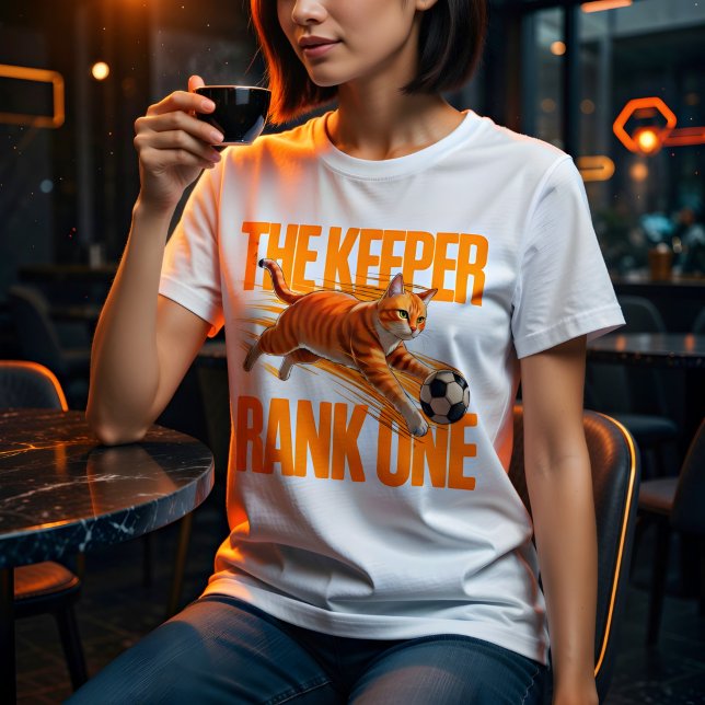 Cat Goalkeeper Tee – Funny Soccer Gift (Creator Uploaded)