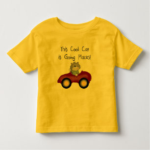 Cat Going Places Red Car tshirts and Gifts