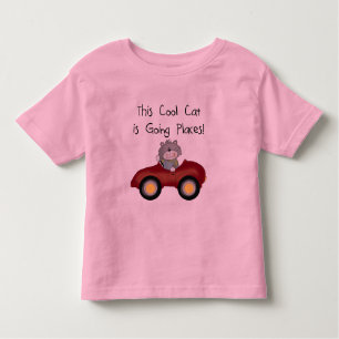 Cat Going Places Red Car tshirts and Gifts