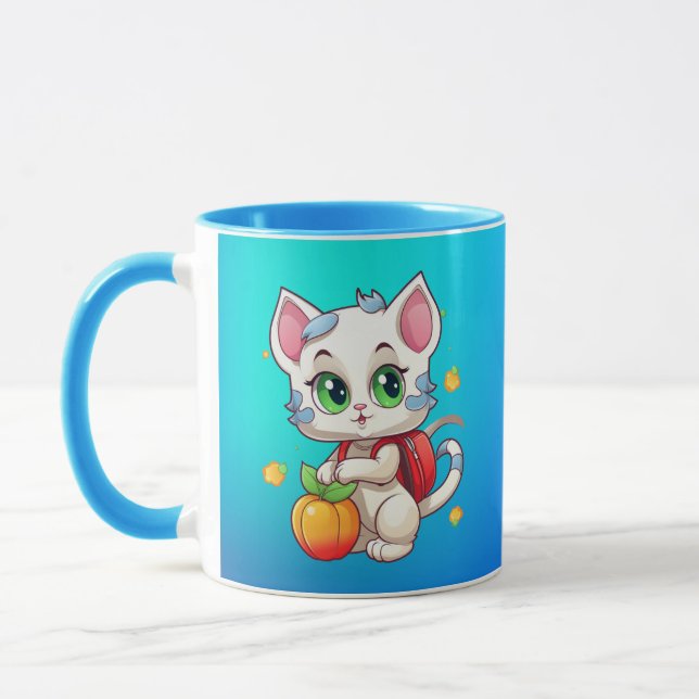 Cat Going To School - Cat School-85241 Mug (Left)