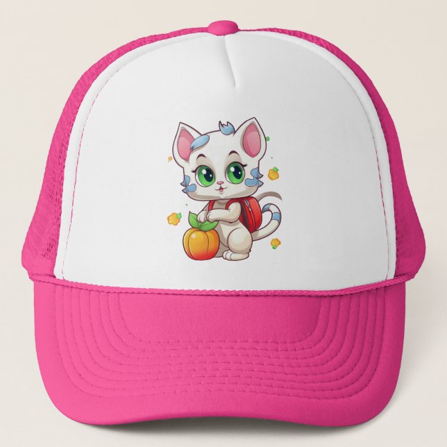 Cat Going To School - Cat School-85241 Trucker Hat (Front)