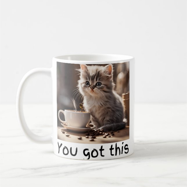cat got coffee Mug (Left)