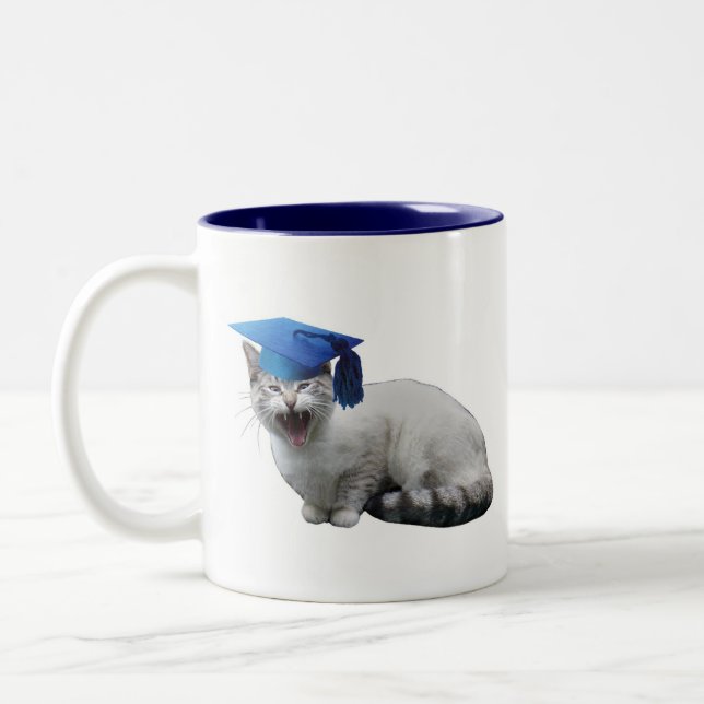 Cat Graduation Mug (Left)