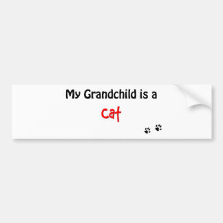 Cat Grandchild Bumper Sticker