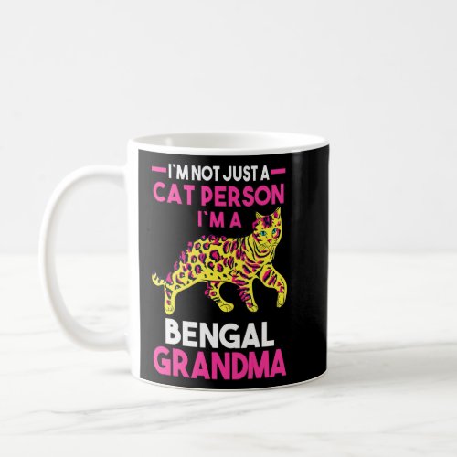 Cat Grandmother Bengal Grandma  Coffee Mug