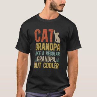 Cat Grandpa Definition Cat Grandfather Cat Lover G T-Shirt