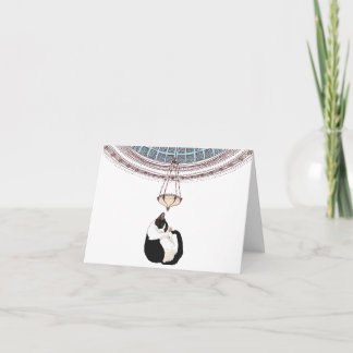 Cat greeting card (Blank inside)