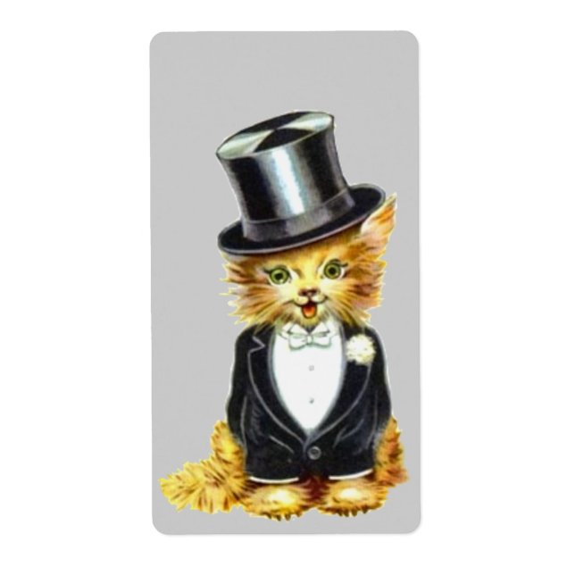 Cat Groom Label (Front)